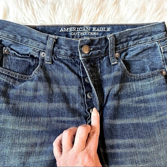 WOMEN’S American Eagle Vintage Hi-Rise Button Fly Jeans Size 6 - Picture 2 of 8